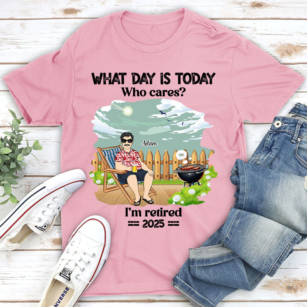 Custom Father's Day, Special Gift for Dad & Grandpa • Legend Has Retired - Personalized Shirt