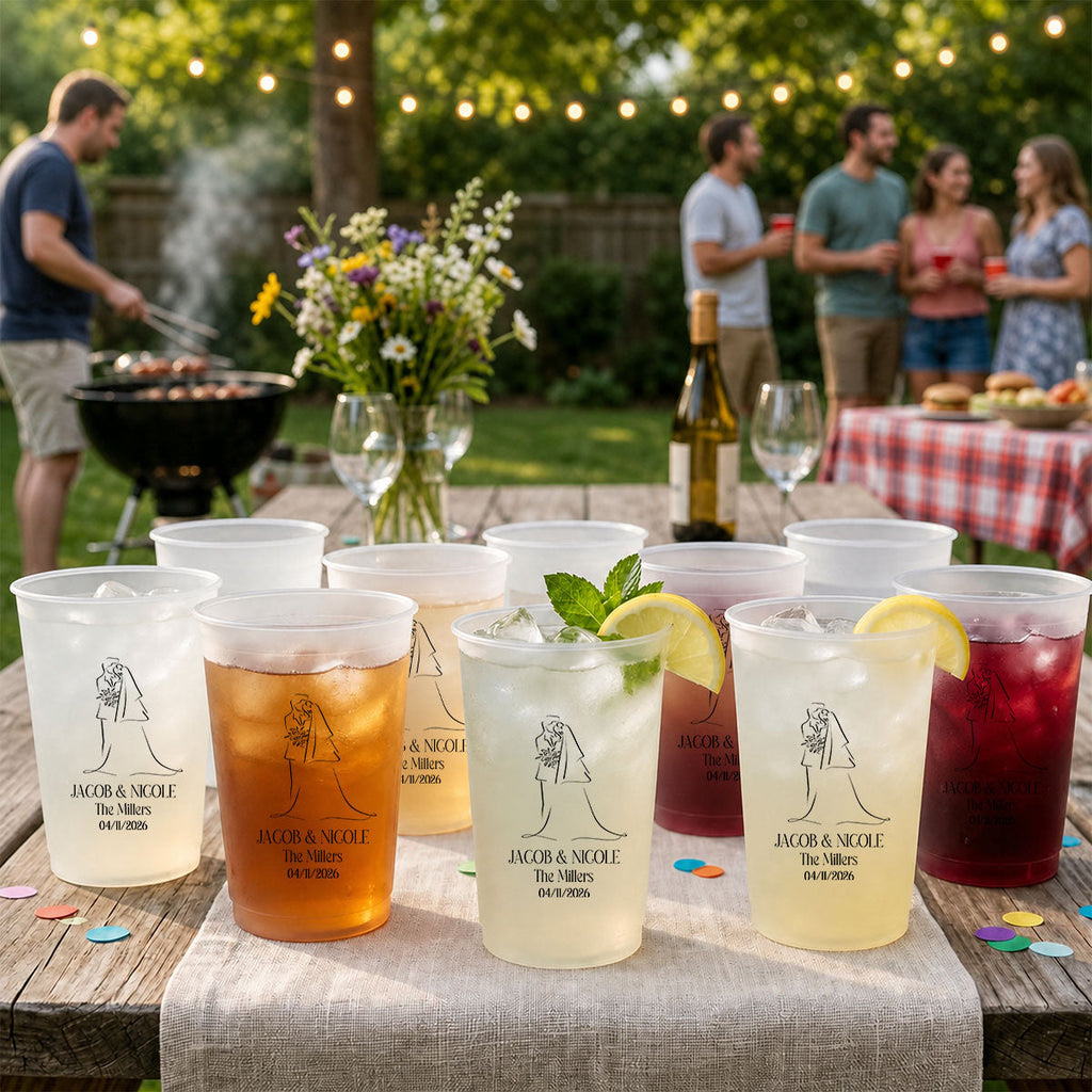 Our Wedding - Personalized Frosted Cup