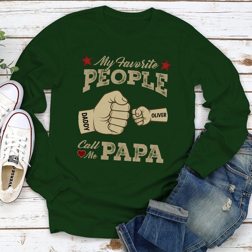 Custom Father's Day, Special Gift for Dad & Grandpa • Daddy Team - Personalized Shirt