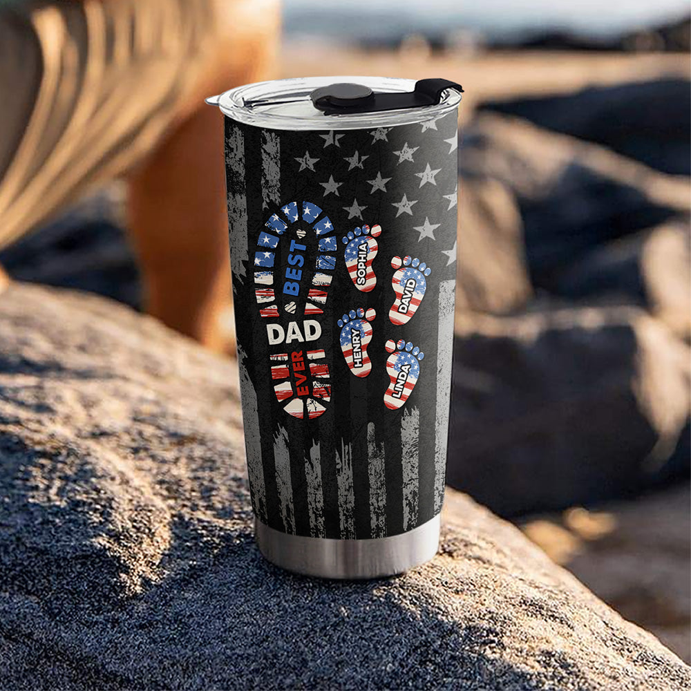 Custom Father's Day Birthday Gifts For Dad • Best Dad Ever - Personalized Tumbler
