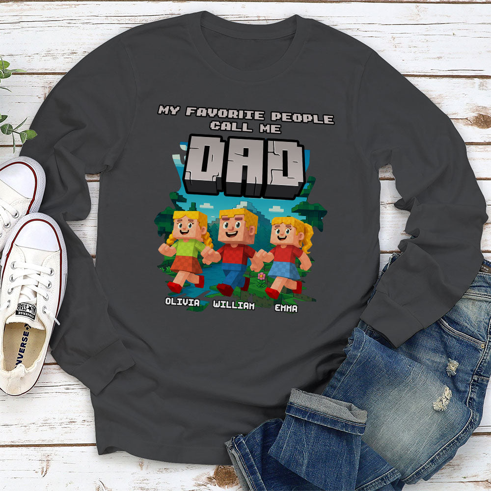 Custom Father's Day, Special Gift for Dad & Grandpa • Papa Favorite People - Personalized Shirt