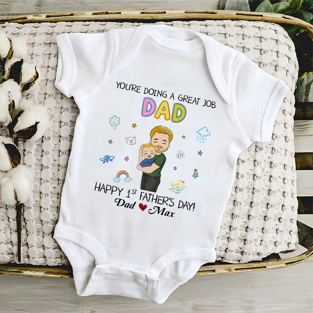 I Am Lucky - Personalized Baby Onesie