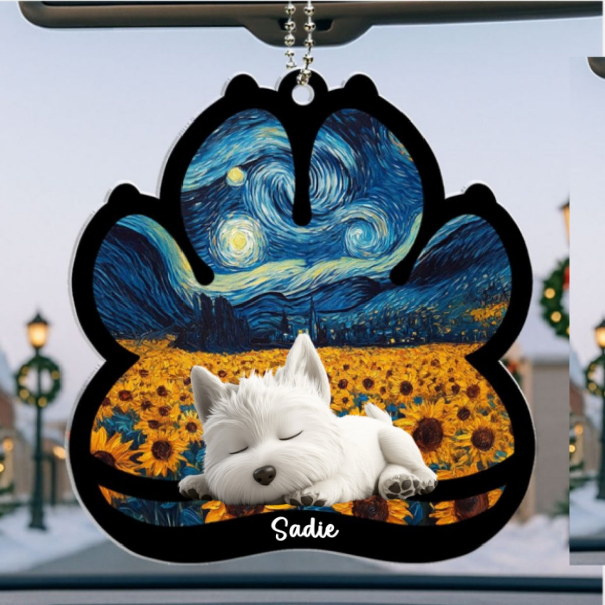 Lay Here With Me - Personalized Car Ornament