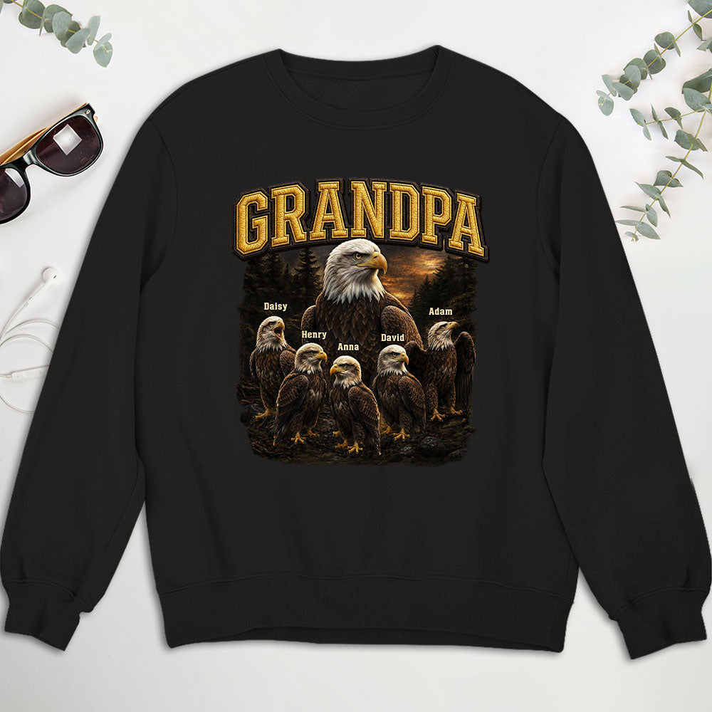 Custom Father's Day, Special Gift for Dad & Grandpa • Alpha Eagle Pack - Personalized Shirt