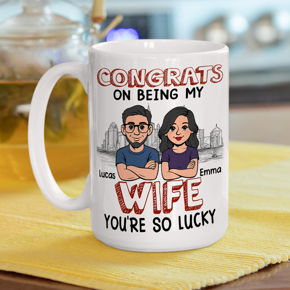 Custom Anniversary Keepsake Gifts For Couple • Being My Hubby - Personalized Coffee Mug