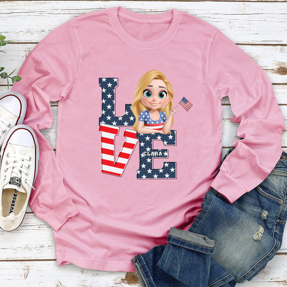 Custom Christmas & Birthday Keepsake Gift • Love Peace - Personalized Shirt