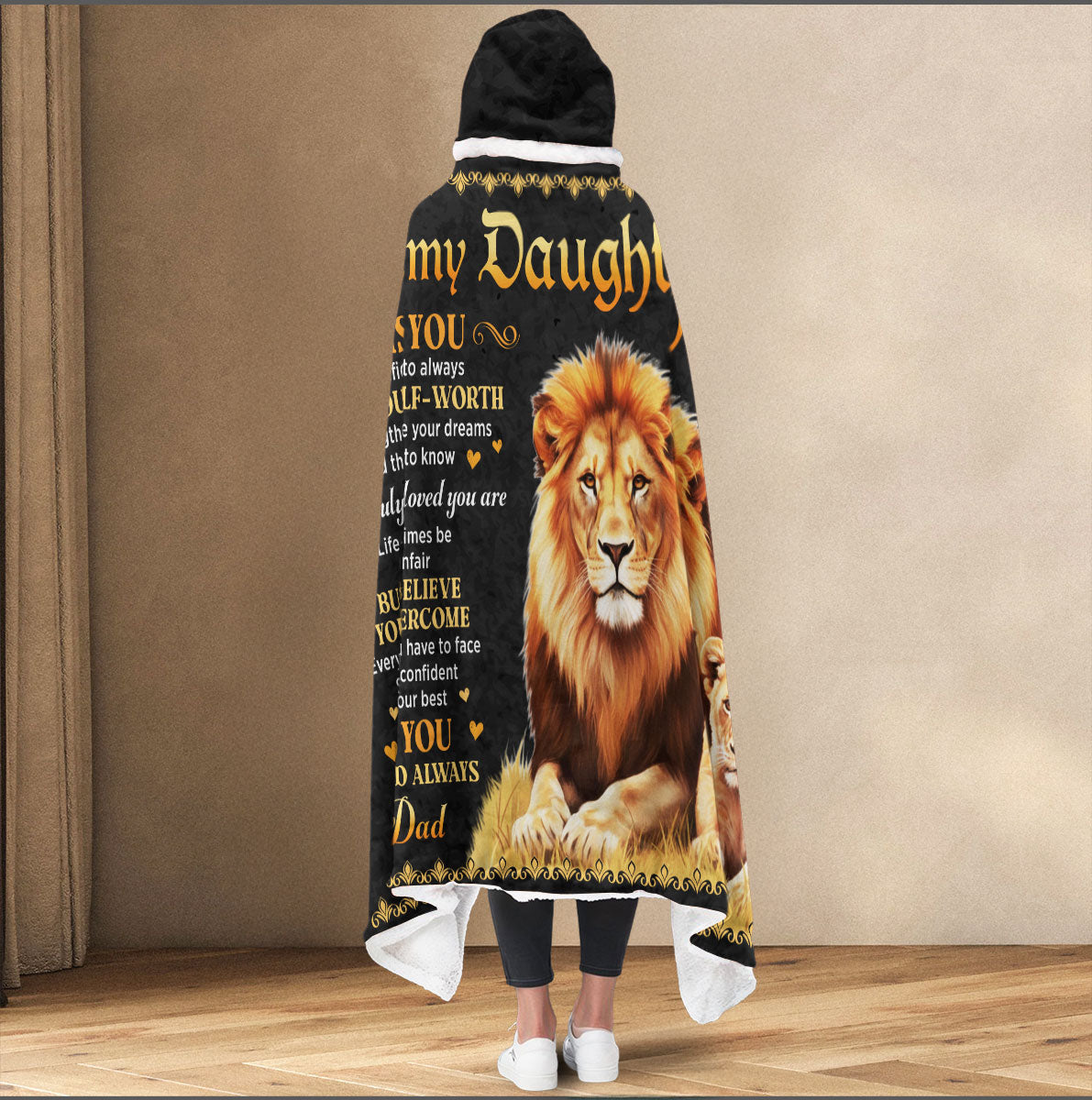 Just Do Your Best - Personalized Hooded Blanket
