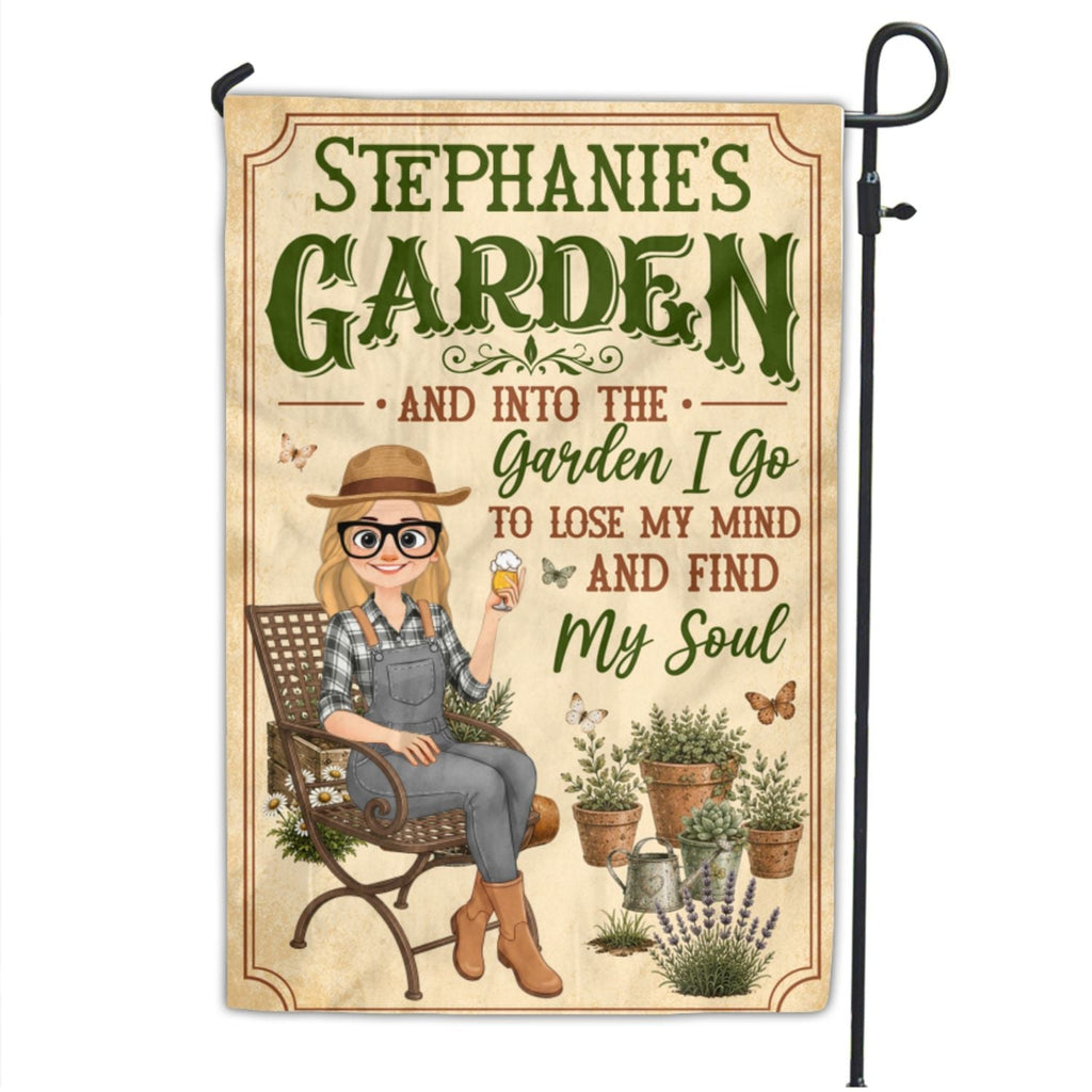 Planting Girl - Personalized Flag