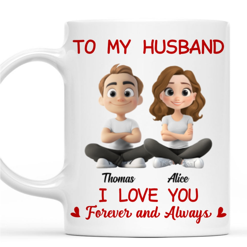 Custom Anniversary Keepsake Gifts For Couple • In Love With You - Personalized Coffee Mug