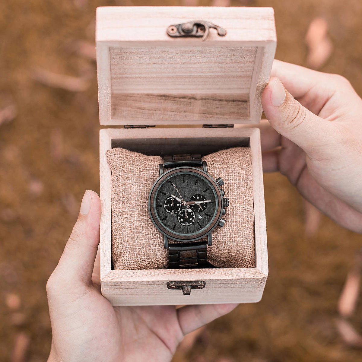 Just Do Your Best - Personalized Engraved Wooden Watches GQ026