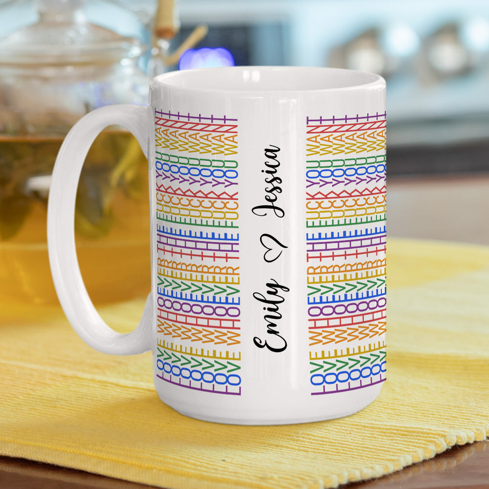 Custom Anniversary Keepsake Gifts For Couple • You Rocked Every Damn Inch - Personalized Coffee Mug
