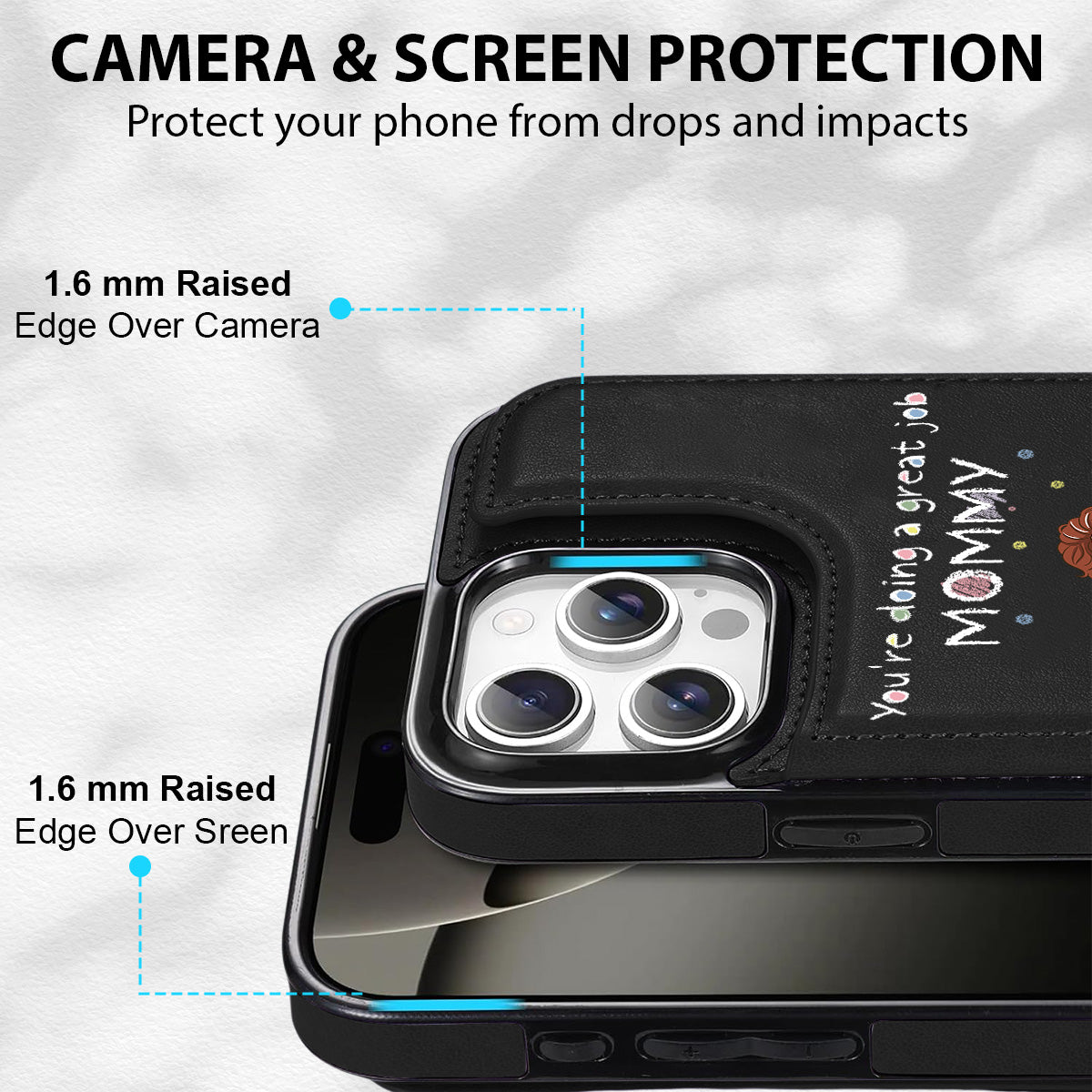 You Are Doing A Great Job - Personalized Leather Phone Case