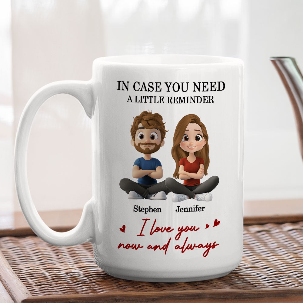Custom Anniversary Keepsake Gifts For Couple • A Little Reminder - Personalized Coffee Mug