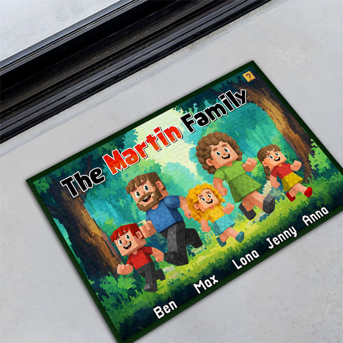 The Family - Personalized Doormat