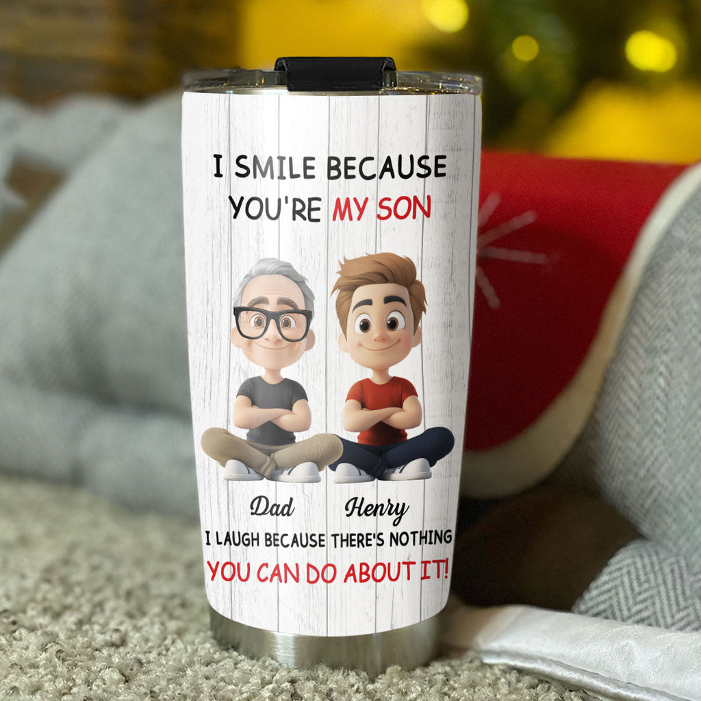 Custom Christmas Birthday Gifts For Son • For Son - Personalized Tumbler