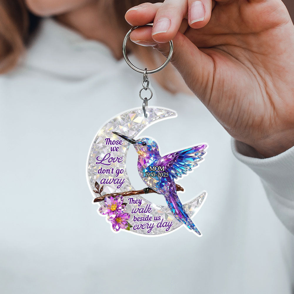 They Never Go Away - Personalized 3D Effect Acrylic Keychain
