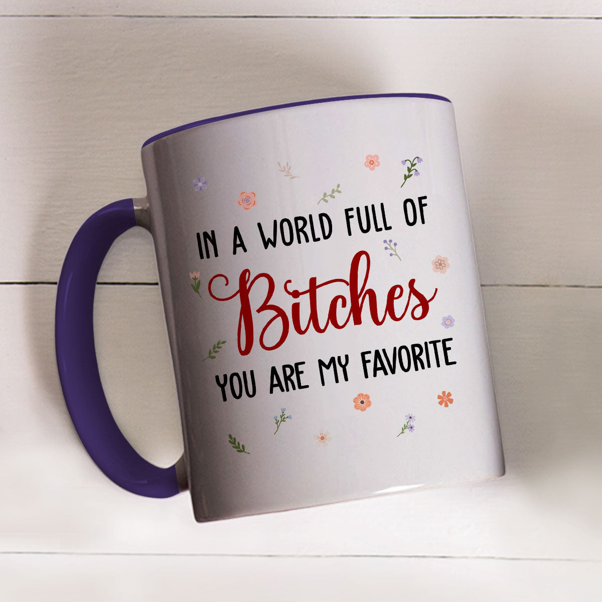 Custom Best Friend, Christmas & Birthday Friendship Keepsake Gift • You Are My Favorite Bestie - Personalized Accent Mug