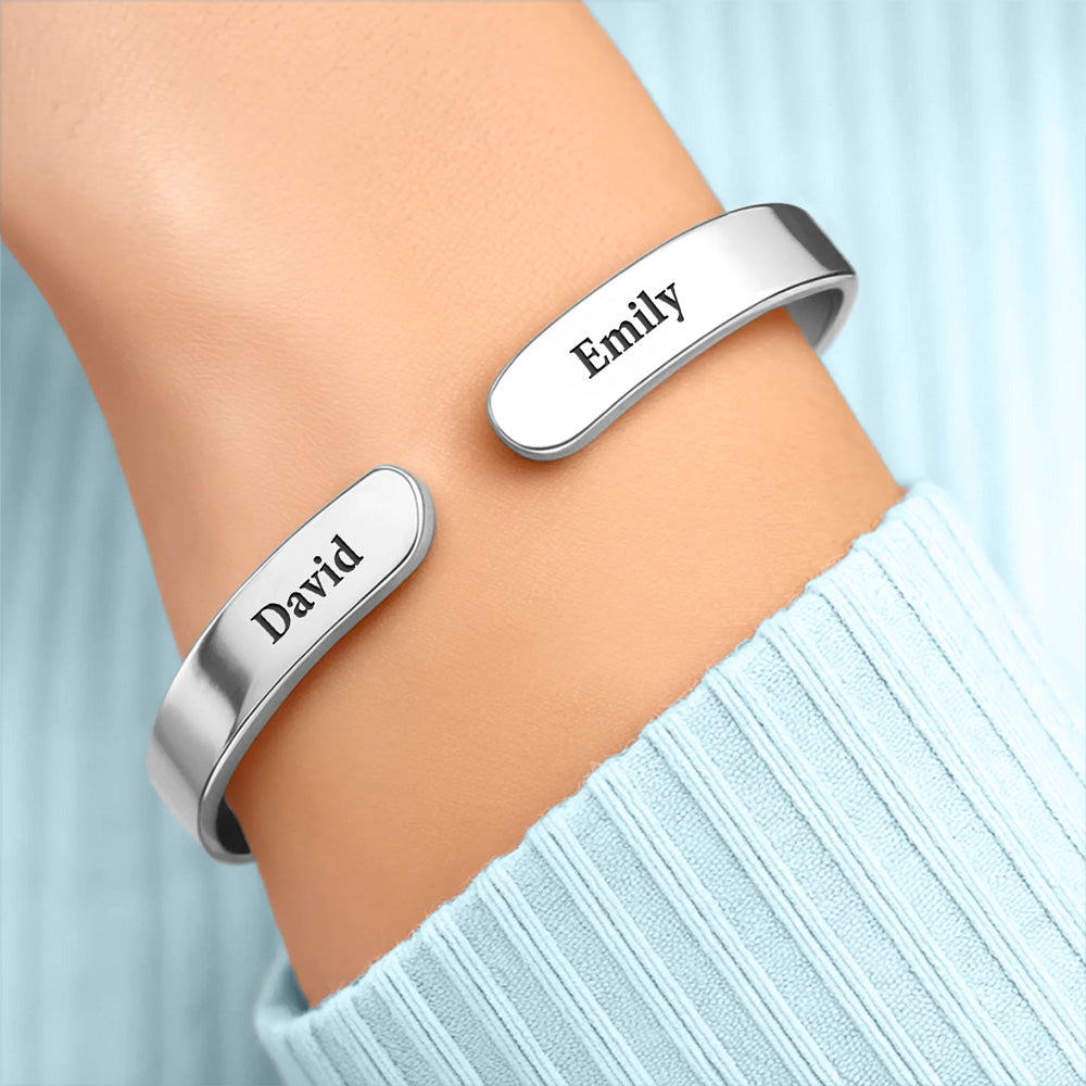 No Returns Or Refunds - Personalized Bracelet Cuff