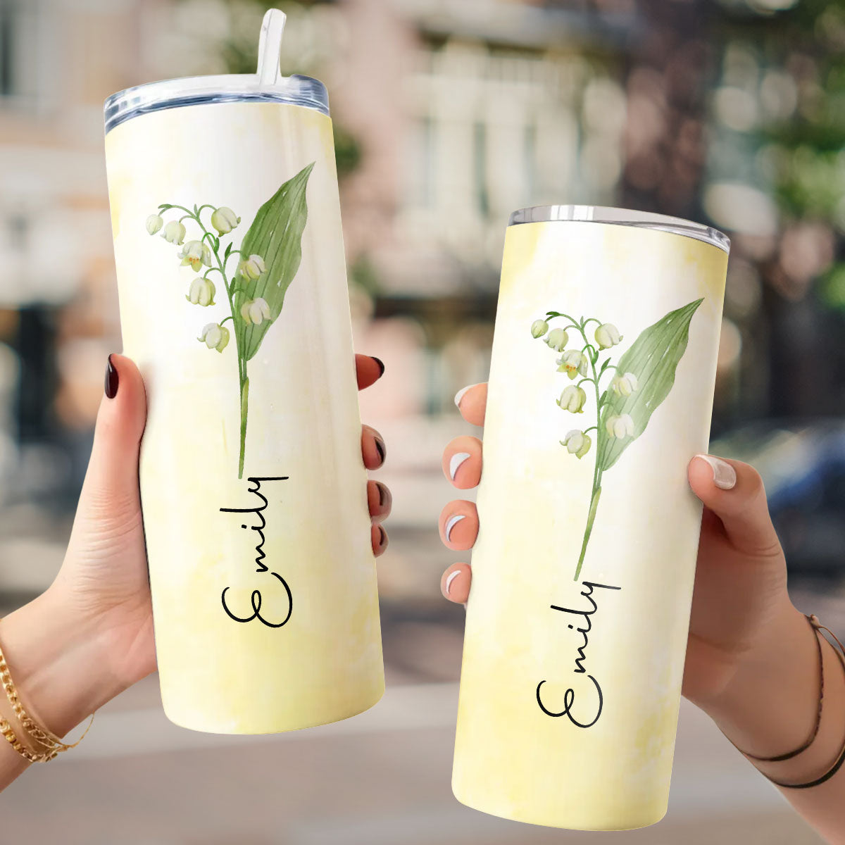 Custom Christmas Birthday Gifts For Best Friend • Friendship Is Beautiful - Personalized Skinny Tumbler