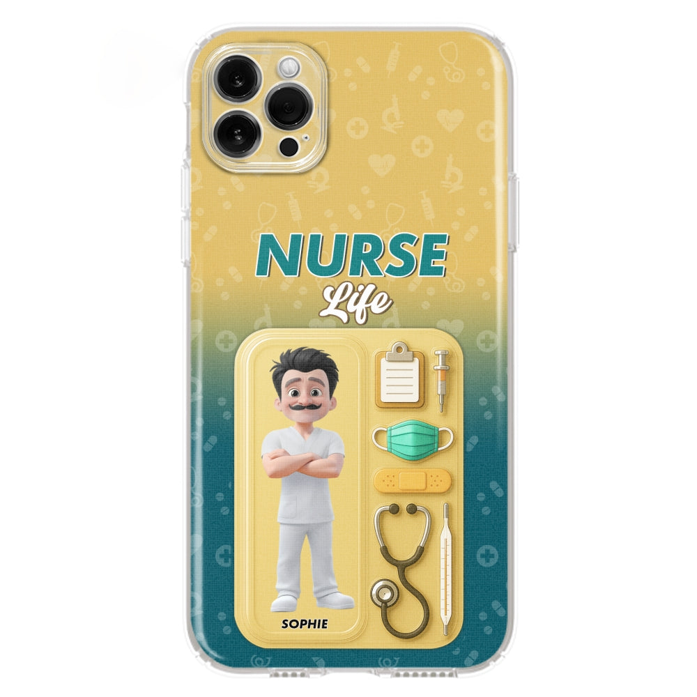 Proud Of Nurse Life - Personalized Phone Case