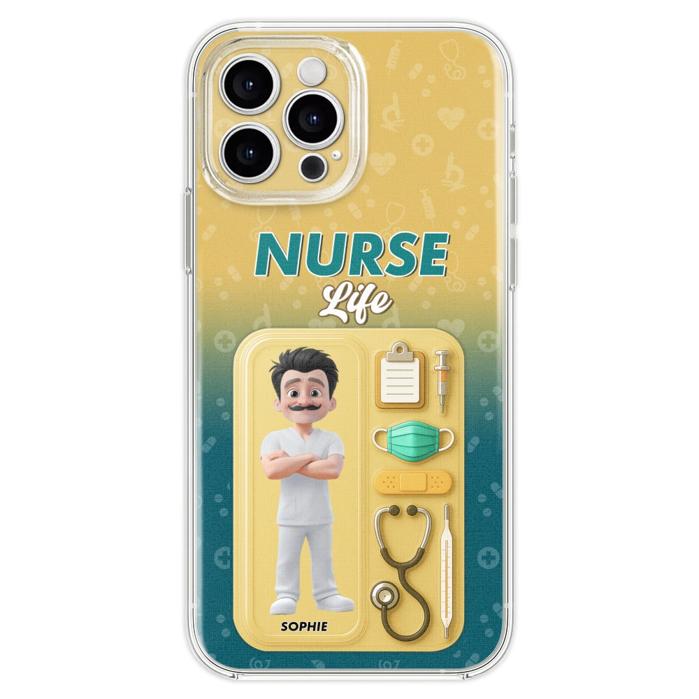 Proud Of Nurse Life - Personalized Phone Case
