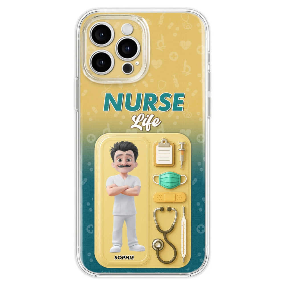 Proud Of Nurse Life - Personalized Phone Case