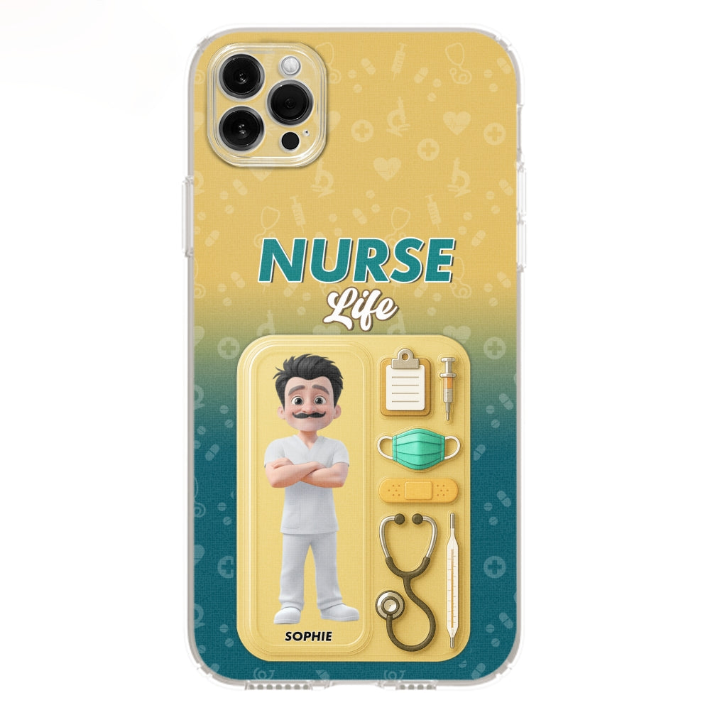 Proud Of Nurse Life - Personalized Phone Case