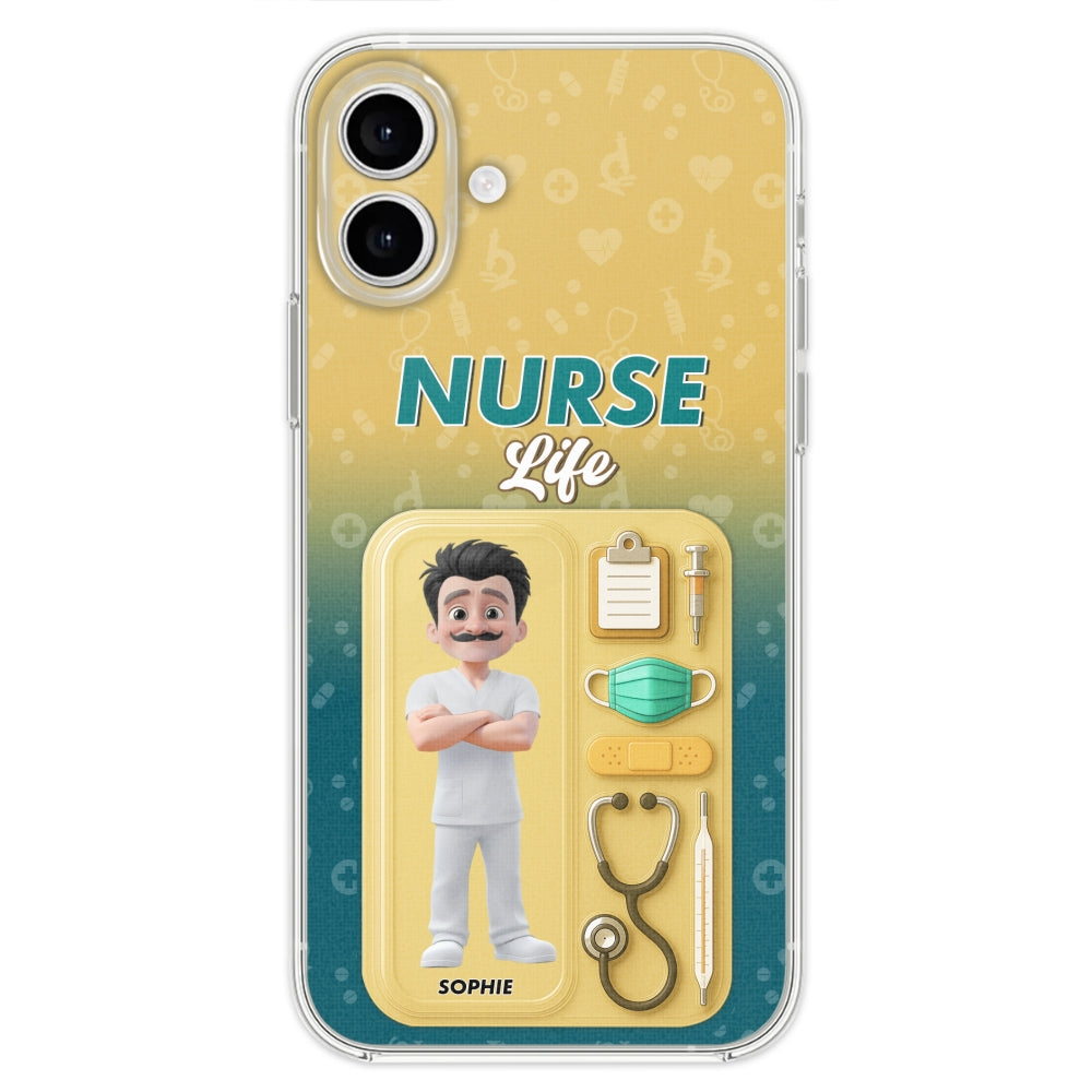Proud Of Nurse Life - Personalized Phone Case