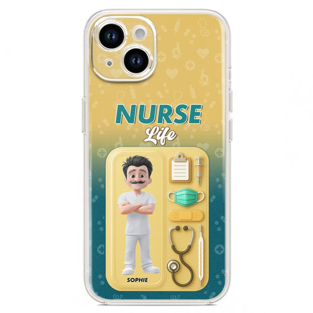 Proud Of Nurse Life - Personalized Phone Case