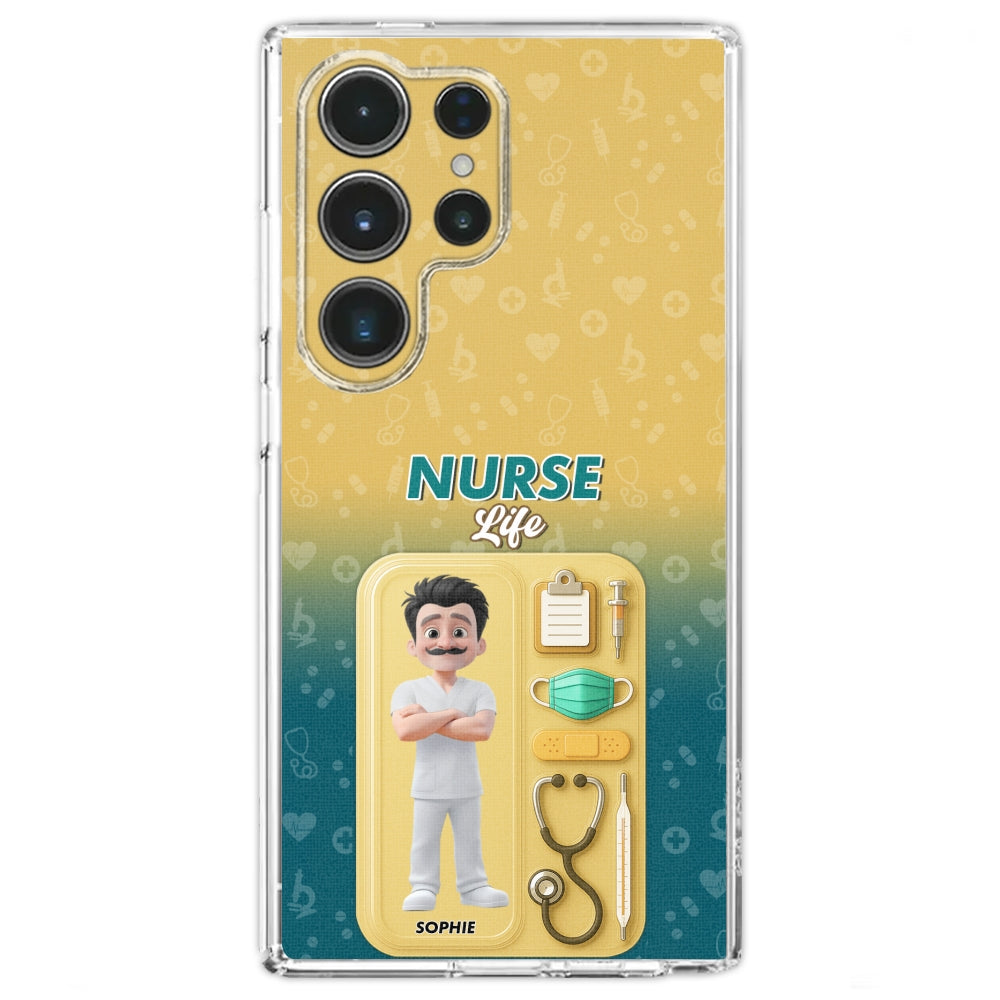 Proud Of Nurse Life - Personalized Phone Case