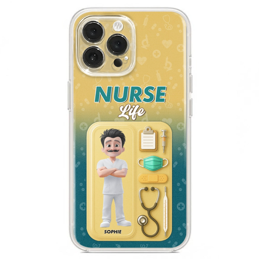 Proud Of Nurse Life - Personalized Phone Case