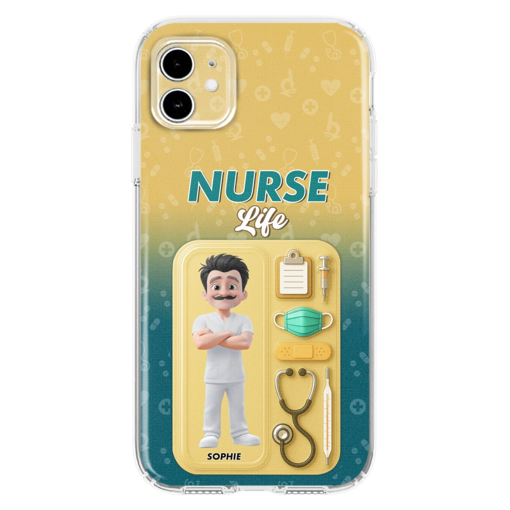 Proud Of Nurse Life - Personalized Phone Case