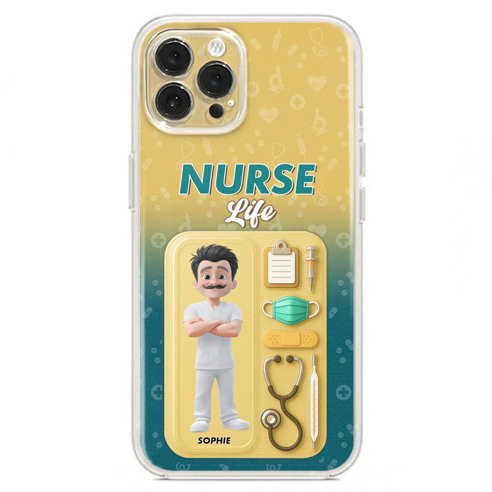 Proud Of Nurse Life - Personalized Phone Case