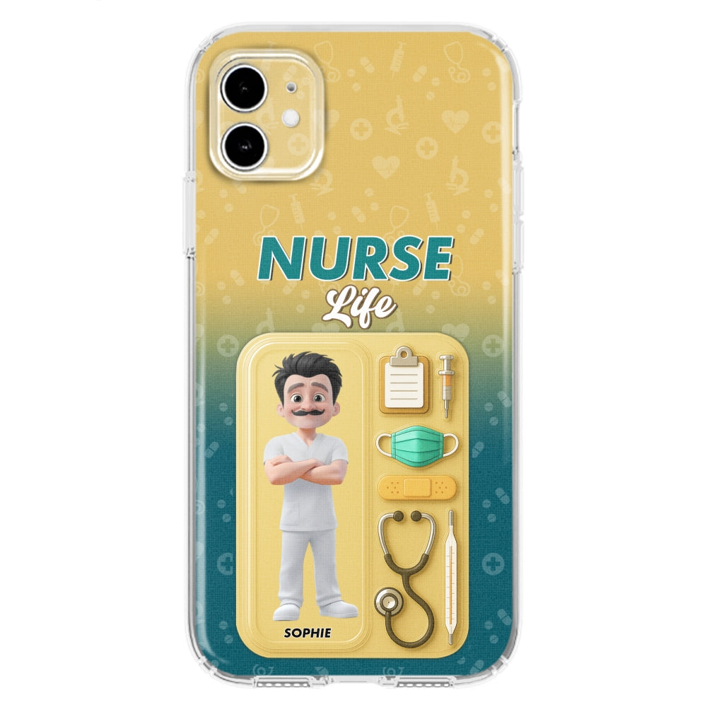 Proud Of Nurse Life - Personalized Phone Case