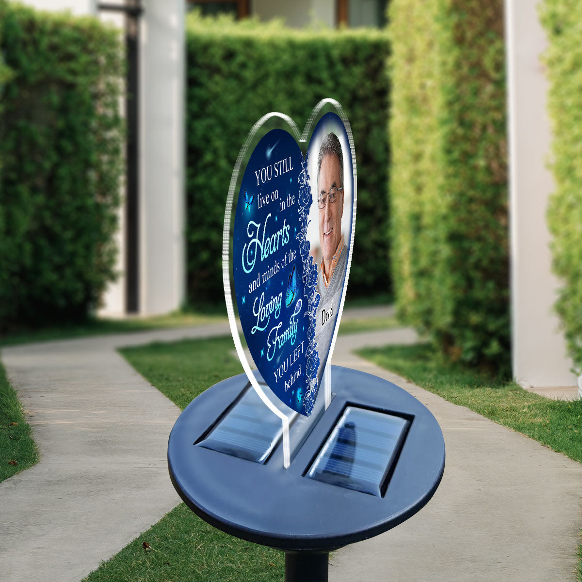 Hearts And Minds - Personalized Solar Light
