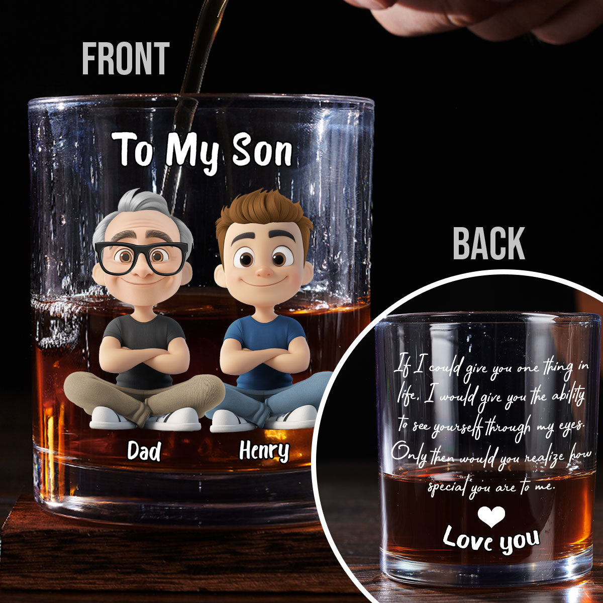 You Are Special - Personalized Whiskey Glass