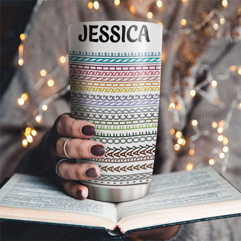 Custom Christmas Birthday Gifts For Friend, Coworker • Bringing Light And Loud Energy - Personalized Tumbler