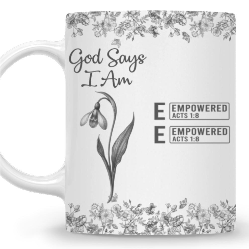 Custom Christmas & Birthday Gift for Daughter • As God Says - Personalized Coffee Mug
