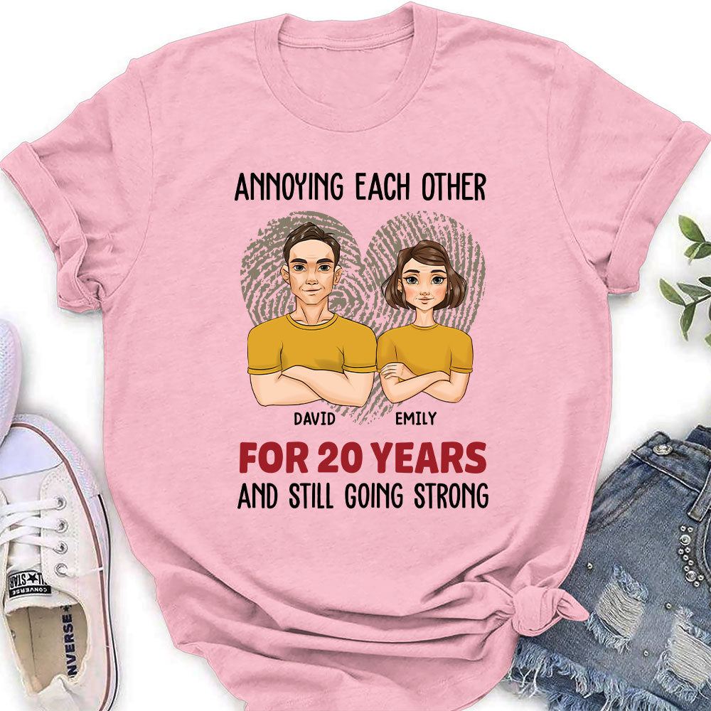Custom Christmas Anniversary Keepsake Gifts For Wife • For Years - Personalized Women's T-shirt