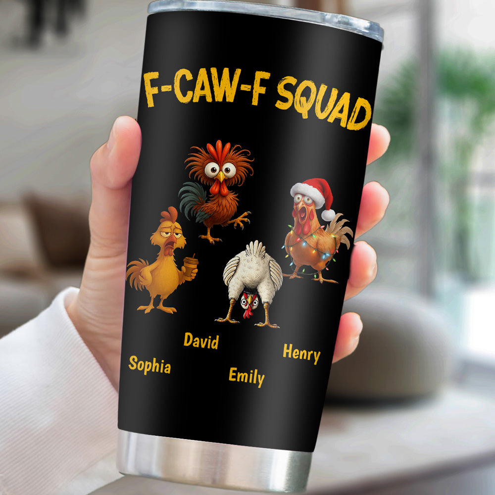 Custom Christmas Birthday Gifts For Best Friend • FCAWF Squad - Personalized Tumbler
