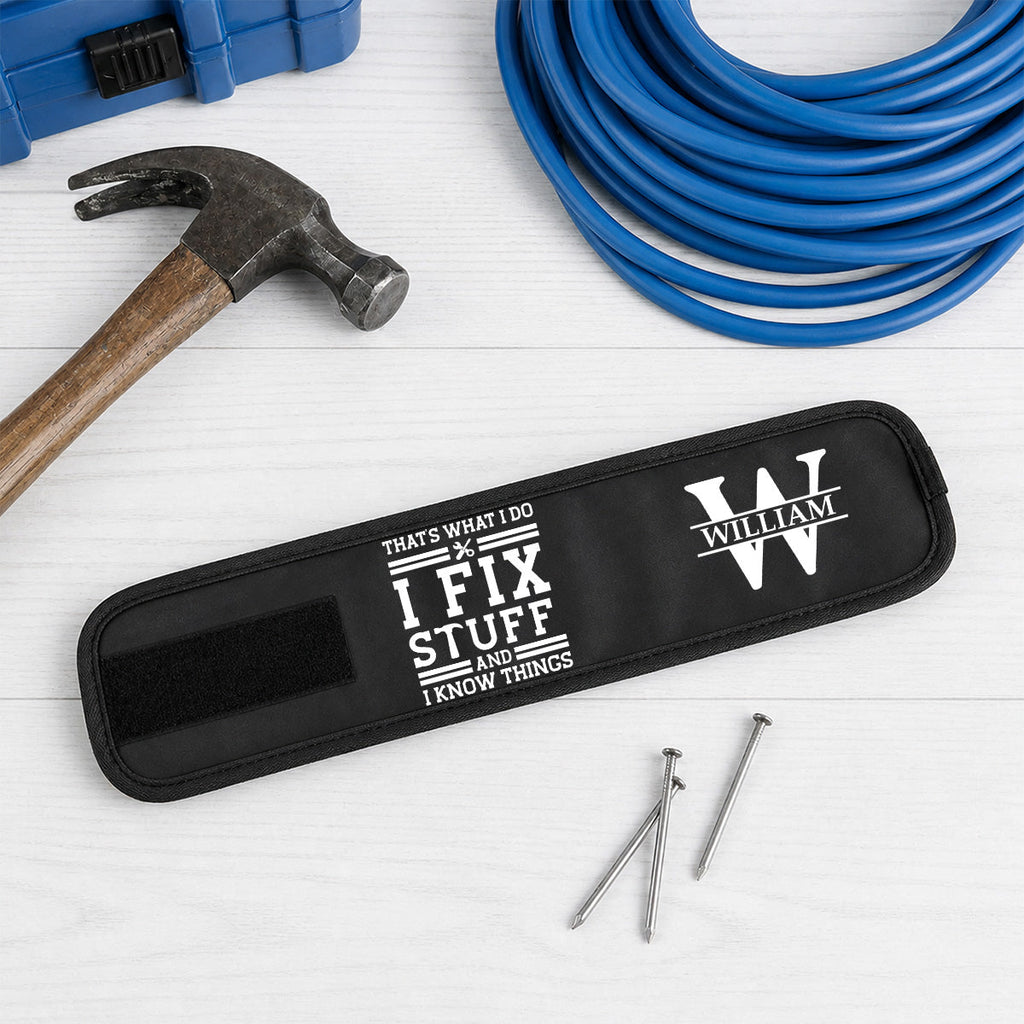 Vintage Monogram - Personalized Magnetic Tool Wristband