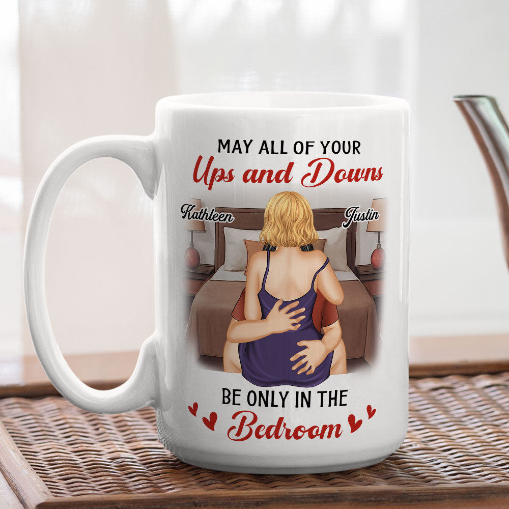 Custom Anniversary Keepsake Gifts For Couple • Ups And Downs - Personalized Coffee Mug