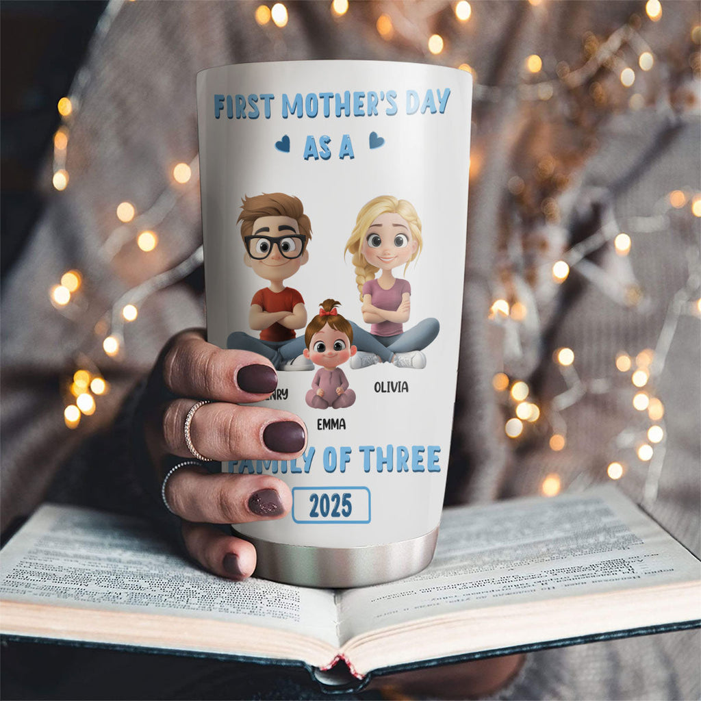 Custom First Mother's Day Birthday Gifts For Wife • First Mother Day - Personalized Tumbler