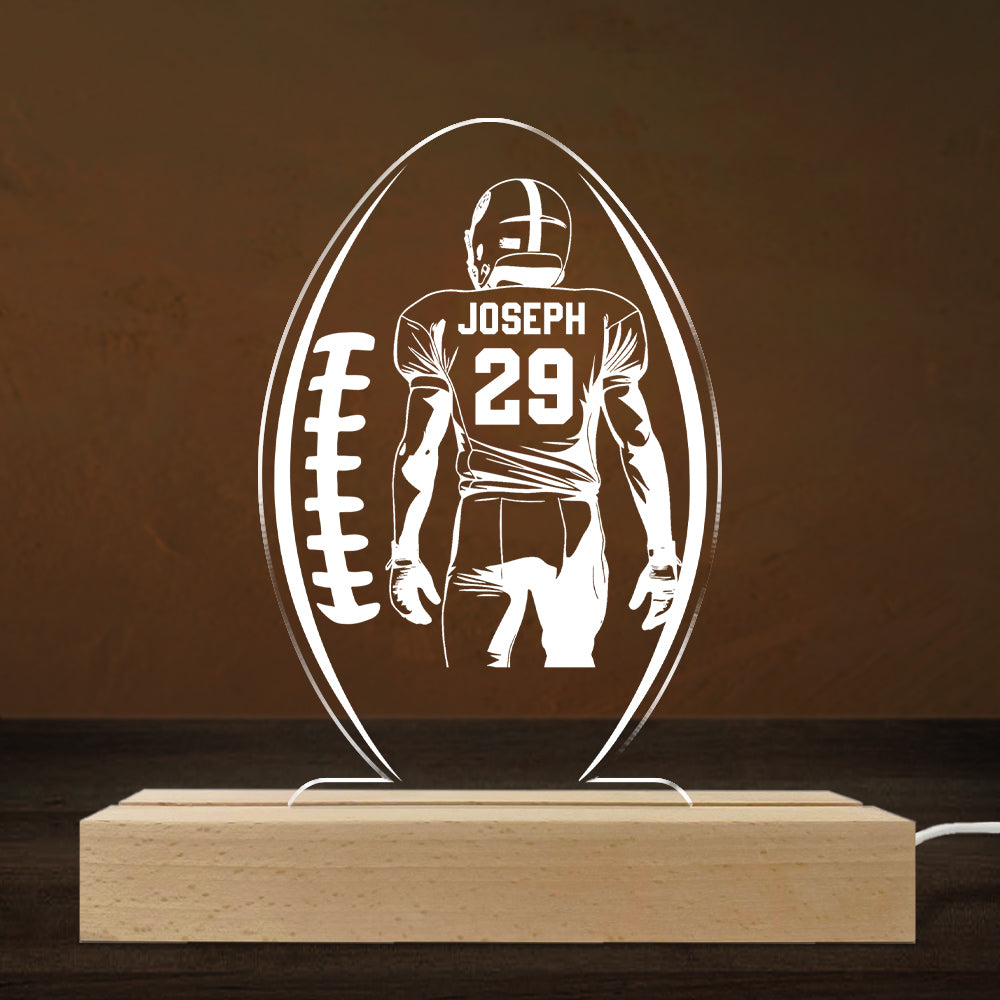Custom Led Light Gift, Family Keepsake • Chill Out And Play Ball - Personalized LED Light