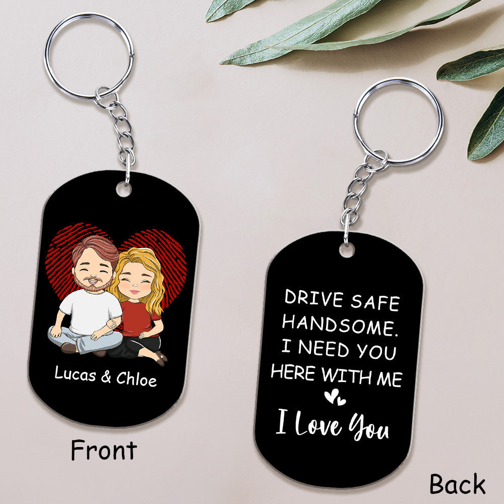 I Need You Here - Personalized Acrylic Keychain