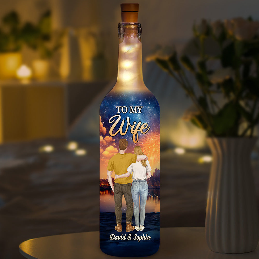 I Wish I Could - Personalized Bottle Lamp