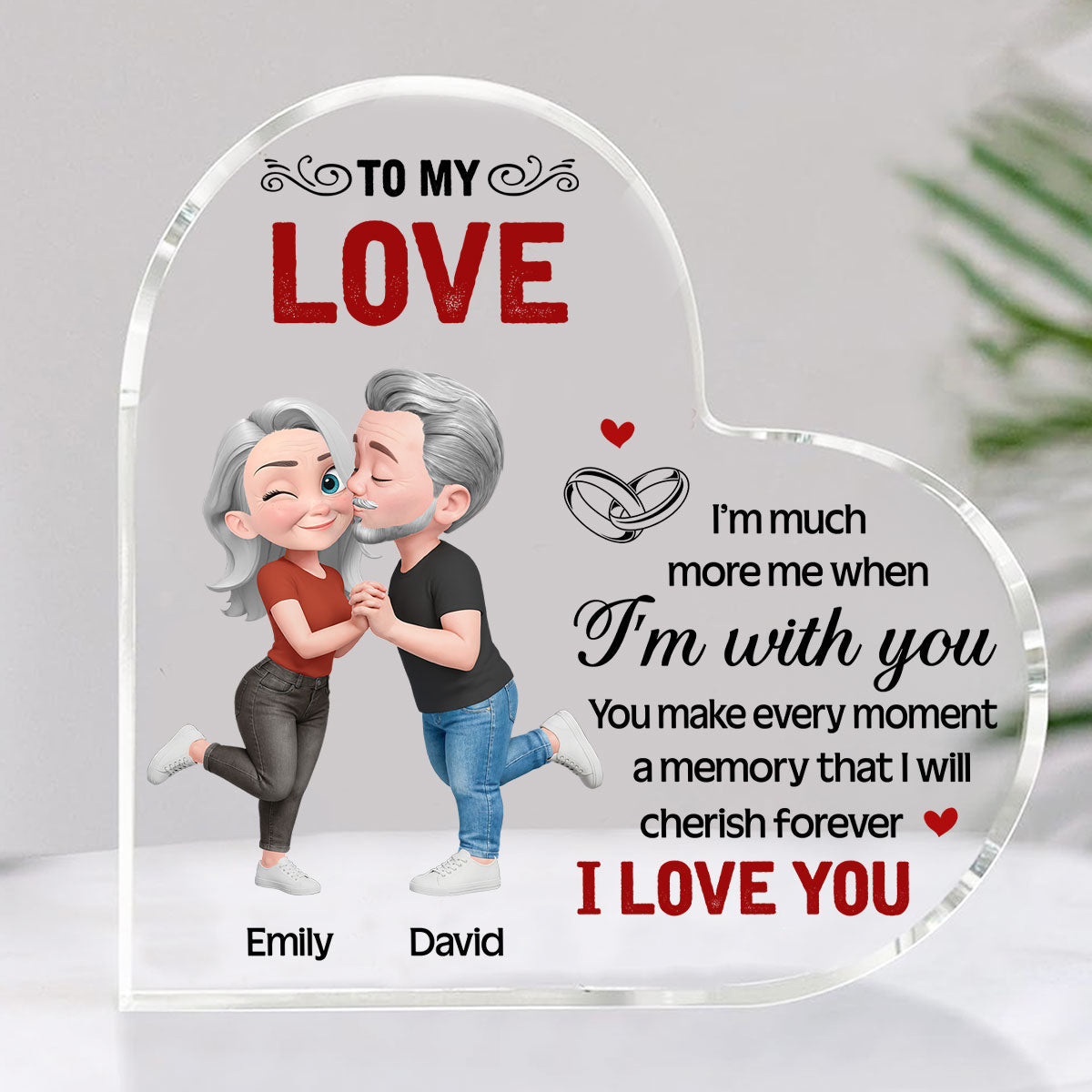 Custom Couple's Decor, Anniversary & Wedding Gift • You Make Life Beautiful Always - Personalized Acrylic Plaque