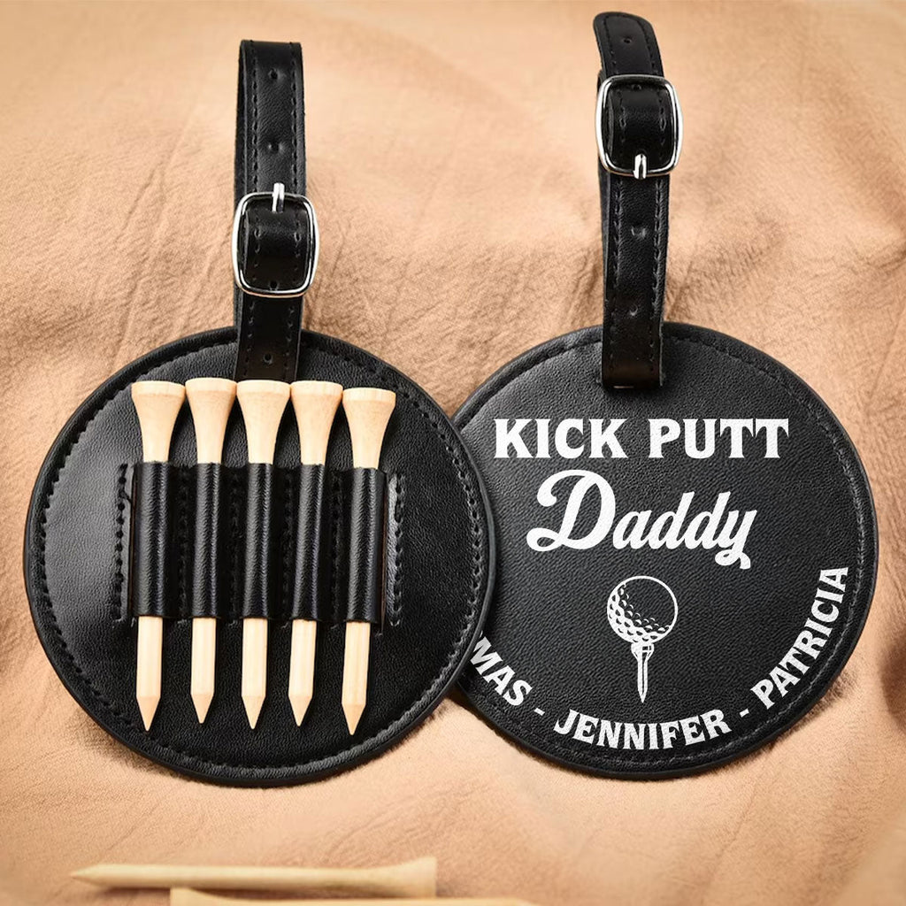 Kick Putt Daddy - Personalized Golf Tee Bag