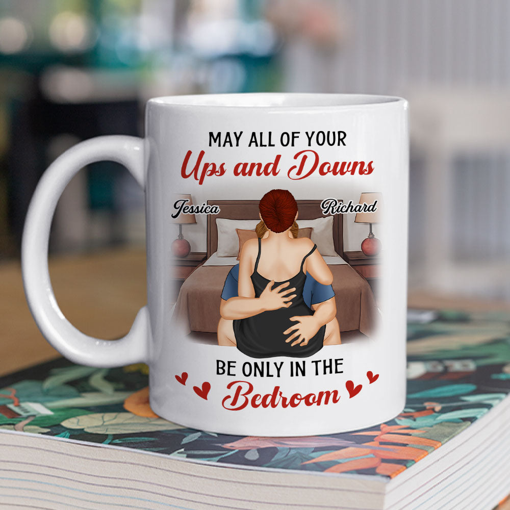 Custom Anniversary Keepsake Gifts For Couple • Ups And Downs - Personalized Coffee Mug