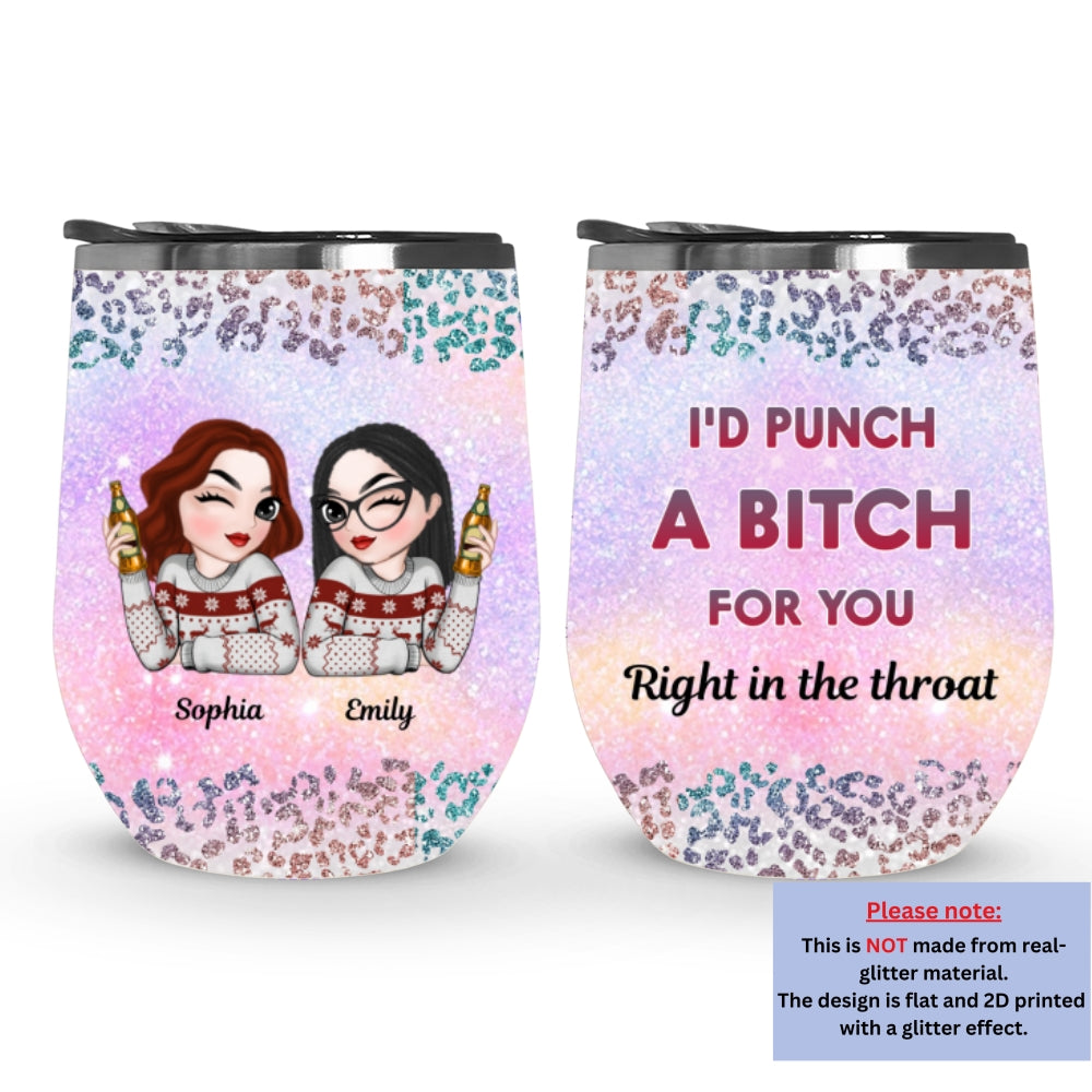 Custom Christmas Birthday Gifts For Best Friend • You Keep Me Sane - Personalized Wine Tumbler
